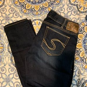 Silver skinny Suki Jeggings